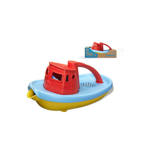 Green Toys  Tugboat - Red - Cozy Farm 