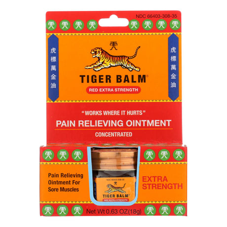 Tiger Balm Extra Strength Pain Relieving Ointment - 0.63 Oz 6-Pack - Cozy Farm 