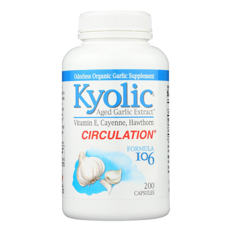 Kyolic Aged Garlic Extract Heart Health Supplement - 200 Capsules - Cozy Farm 