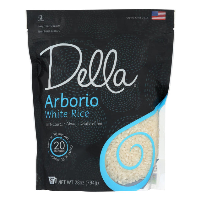 Della Arborio White Rice, 28 Oz. (Pack of 6) - Cozy Farm 