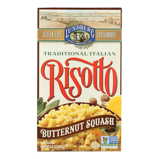 Lundberg Butternut Squash Risotto, 6 x 5.8 Oz Packs, Easy Meal Solution - Cozy Farm 