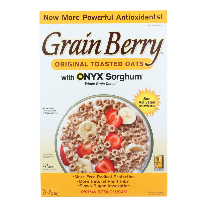 Grain Berry Antioxidants Whole Grain Toasted Oats Cereal (Pack of 6 - 12 Oz.) - Cozy Farm 