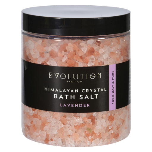 Evolution Salt Himalayan Coarse Lavender Bath Salt - 26 Oz. - Cozy Farm 