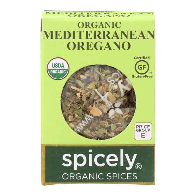 Spicely Organics Organic Oregano, 6 x 0.15 Oz - Cozy Farm 