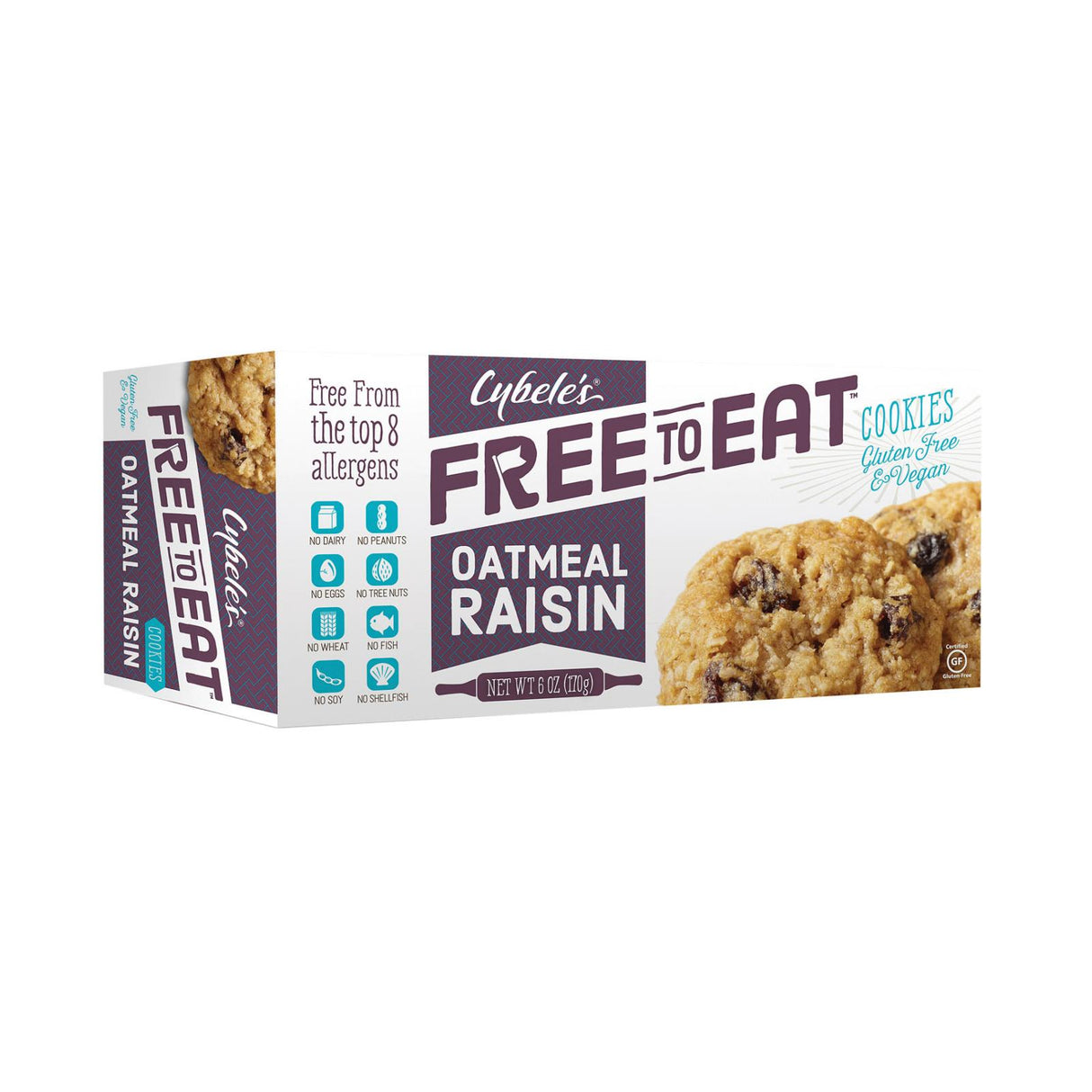 Cybel's Low-Fat Oatmeal Raisin Cookies Variety Pack, 6 - 6 Oz. Packs - Cozy Farm 