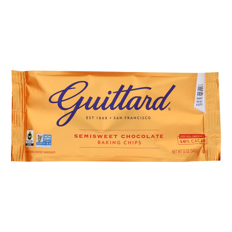Guittard Semi-Sweet Baking Chocolate, 12 Ounce (Pack of 12) - Cozy Farm 