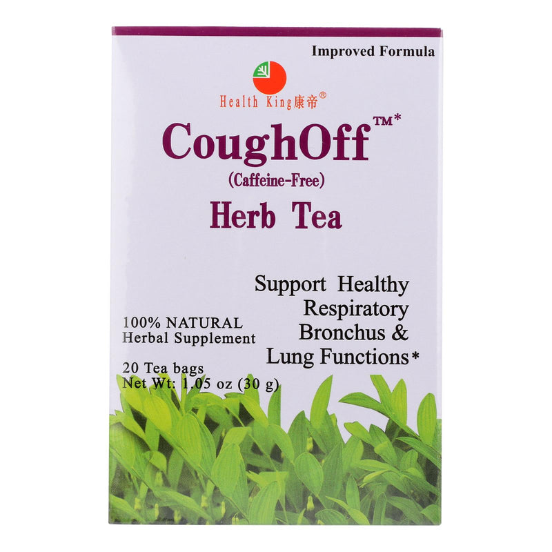 Health King Cough-Off Herbal Tea (20 Tea Bags) - Cozy Farm 