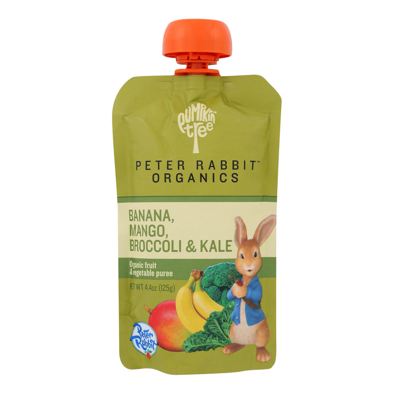 Peter Rabbit Organics Veggie Snacks - Kale, Broccoli, Mango & Banana (Pack of 10 - 4.4 Oz.) - Cozy Farm 