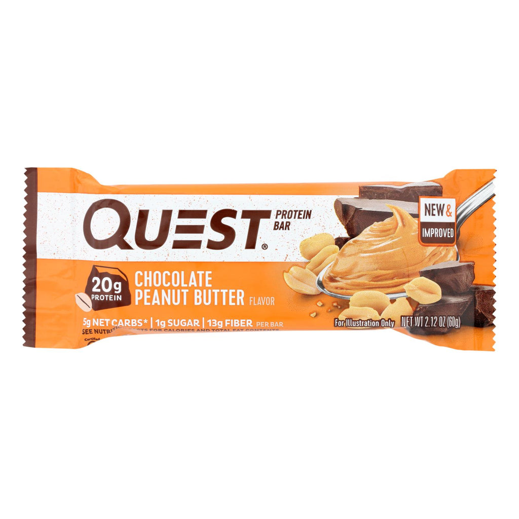 Quest Bar - Chocolate Peanut Butter (Pack of 12) - 2.12 Oz - Cozy Farm 