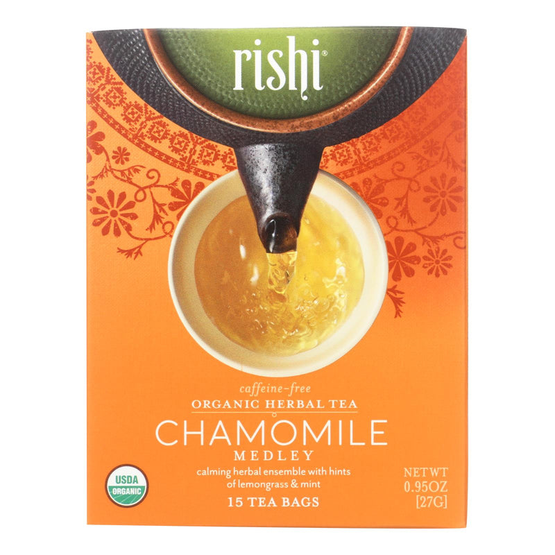 Rishi Herbal Blend: Chamomile Medley, 15-Count Tea Bags - Cozy Farm 