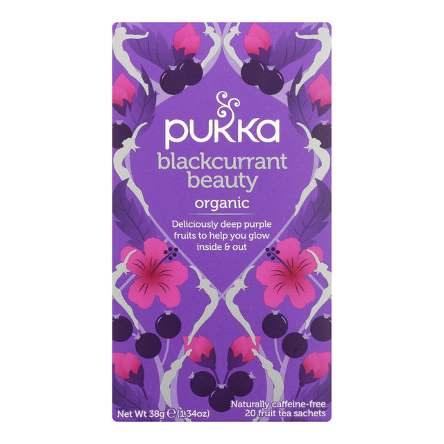 Pukka Herbal Teas - Tea Blackearnet Beauty (Pack of 6, 20 Count) - Cozy Farm 