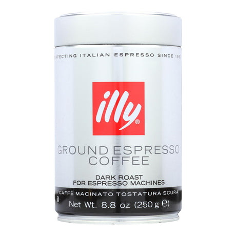 Illy Caffe Dark Roast Espresso Ground Coffee - 8.8 Oz Pack of 6 - Cozy Farm 