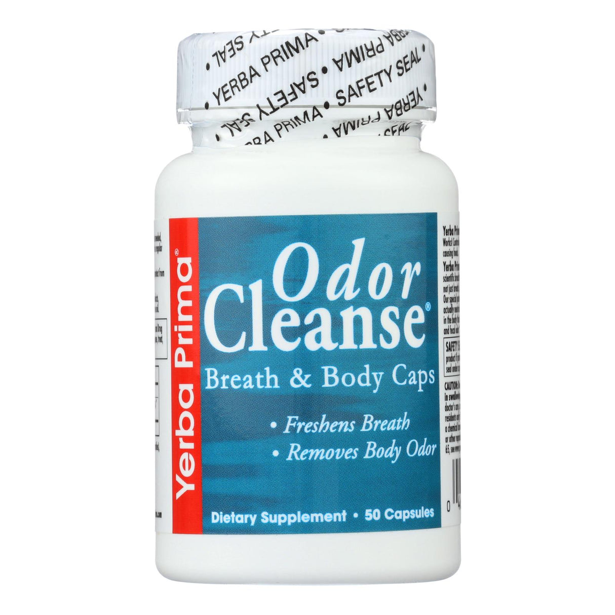 Yerba Prima Odor Cleanse Breath and Body (Pack of 50 Capsules) - Cozy Farm 