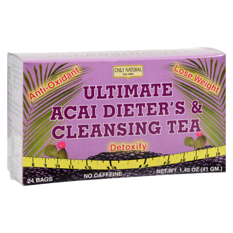 Only Natural Ultimate Acai Dieter's and Cleansing Tea, 24 Tea Bags - Cozy Farm 