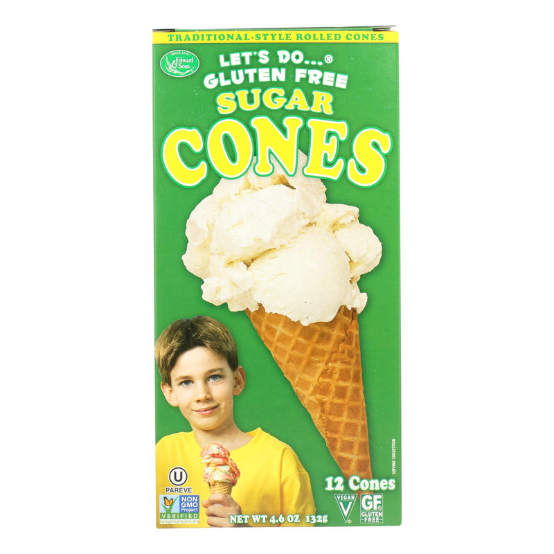 Let's Do Sugar Ice Cream Cones, 12-Pack (4.6 Oz.) - Cozy Farm 