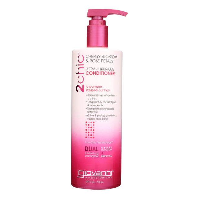 Giovanni 2chic Cherry Blossom & Rose Petals Conditioner - 24oz - Cozy Farm 