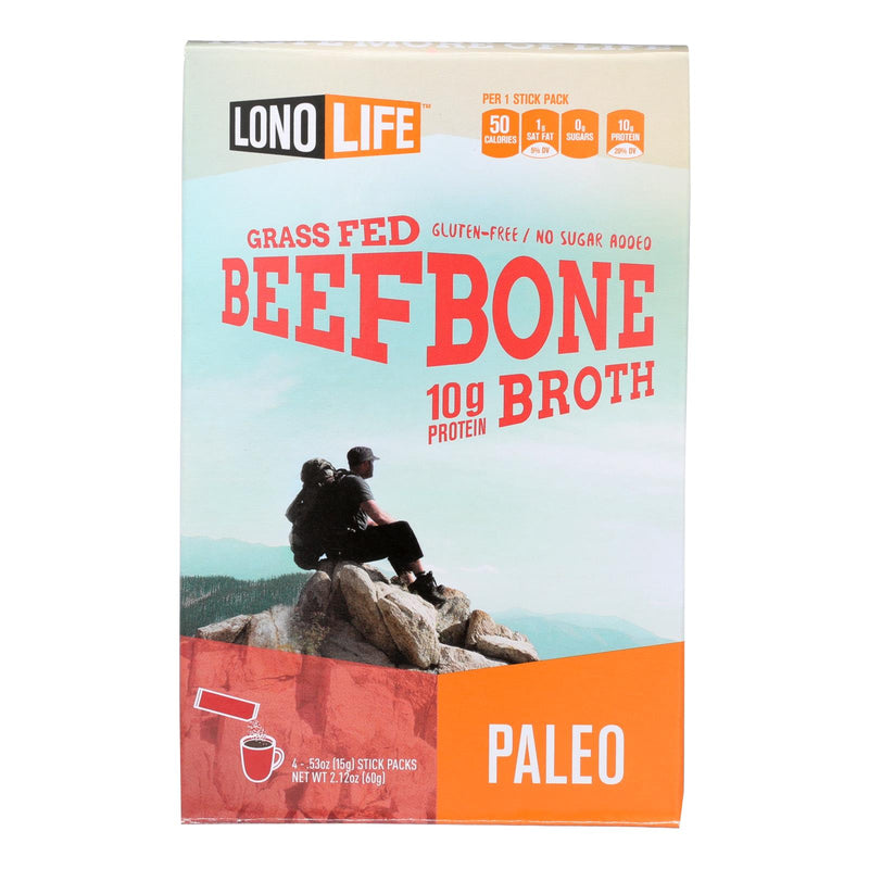 Lonolife Beef Bone Broth, 6 Pack x 4.53 Oz. - Cozy Farm 