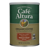 Cafe Altura Organic Ground Coffee - Pack of 6, 12 Oz Regular Roast - Cozy Farm 