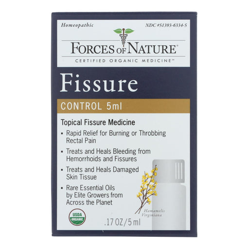 Forces of Nature Fissure Control - 1 Each - 5 m L - Natural Remedy - Cozy Farm 