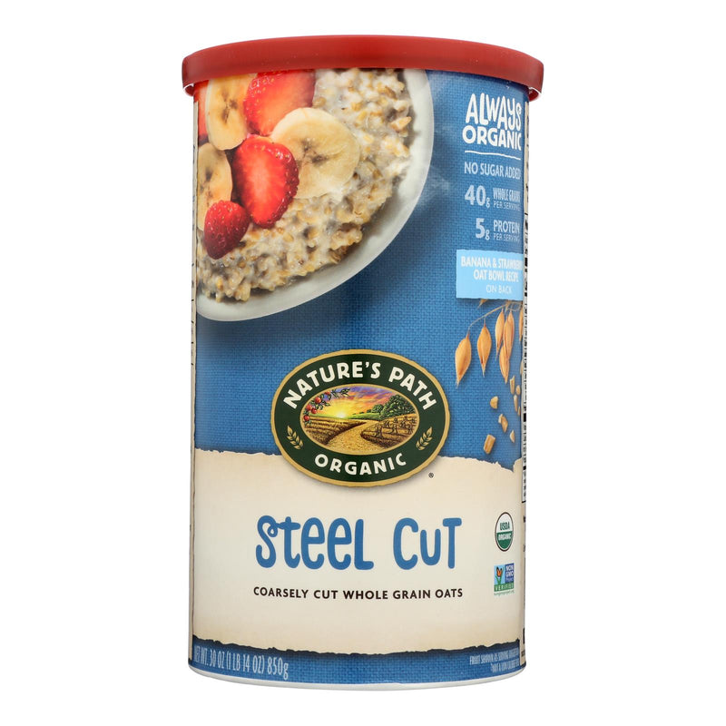 Nature's Path Organic Steel Cut Oats, 6 x 30 Oz. Packs, Fuel Your Mornings with Whole Grain Goodness - Cozy Farm 