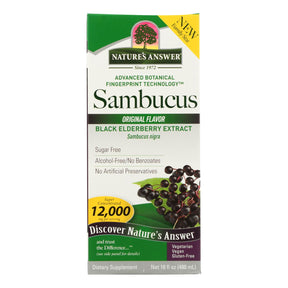 Nature's Answer Sambucus Original, Immune Support, 16 Oz - Cozy Farm 