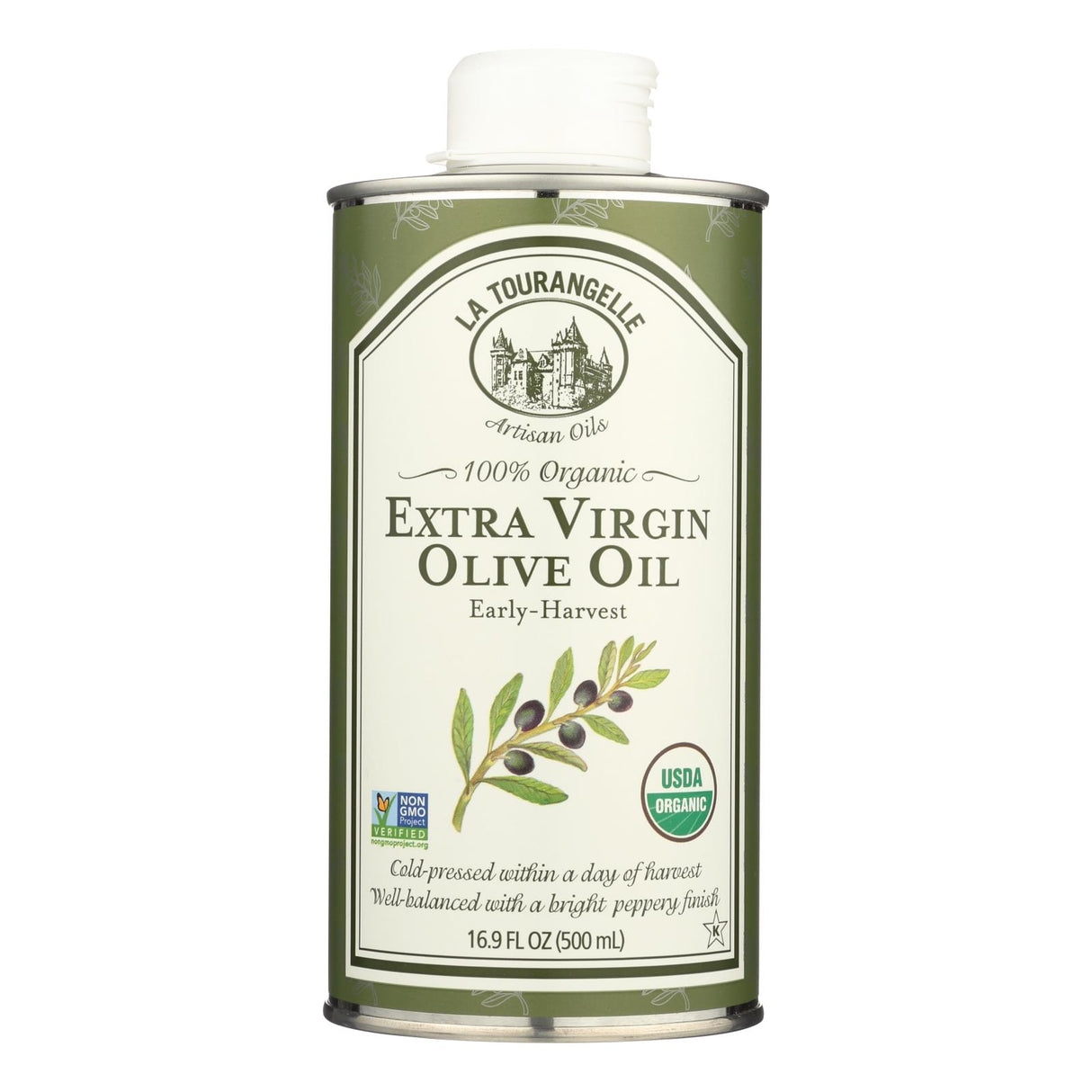 La Tourangelle Organic Extra Virgin Olive Oil (Pack of 6) - 16.9 Fl Oz. - Cozy Farm 