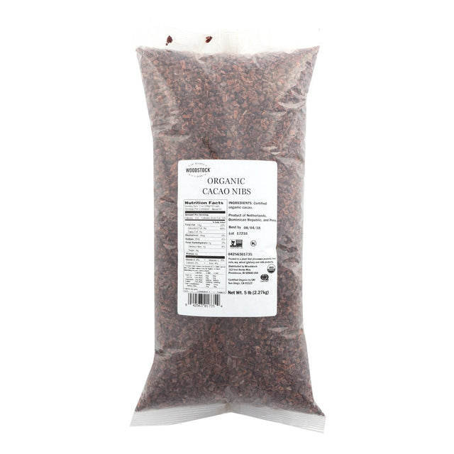 Woodstock Organic Cacao Nibs - 10lb - Cozy Farm 