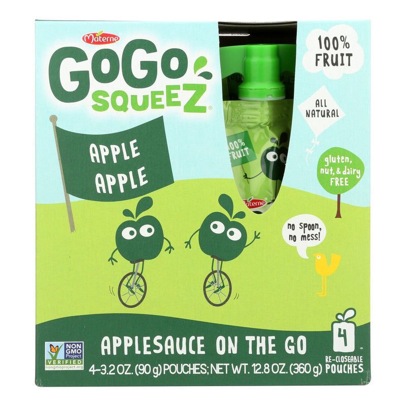 Gogo Squeez Organic Applesauce, 3.2 Oz. (Pack of 12) - Cozy Farm 