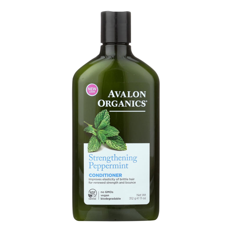 Avalon Organics Revitalizing Conditioner with Babassu Oil & Peppermint, 11 Fl Oz - Cozy Farm 