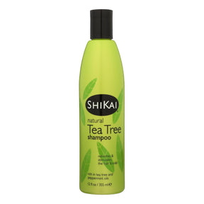 Shikai Natural Tea Tree Shampoo, 12 Fl Oz - Cozy Farm 