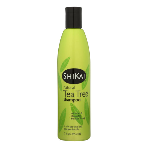 Shikai Natural Tea Tree Shampoo, 12 Fl Oz - Cozy Farm 