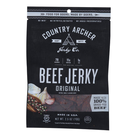 Country Archer Original Beef Jerky, 12 Pack, 2.5 Oz. Each - Cozy Farm 