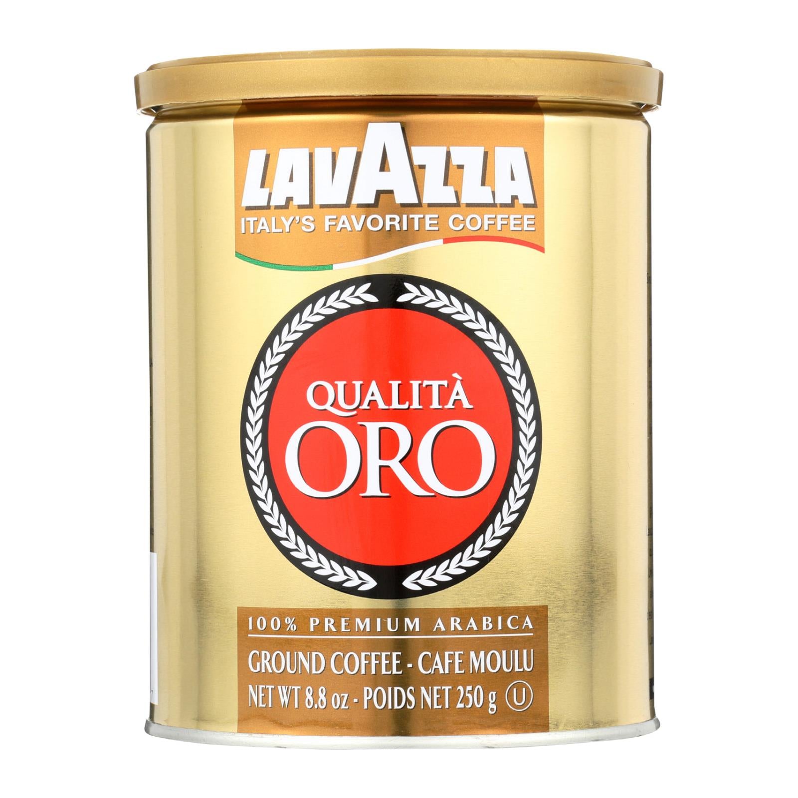 Lavazza Ground Coffee - Qualità Oro (Pack of 12) - 8.8 Oz.