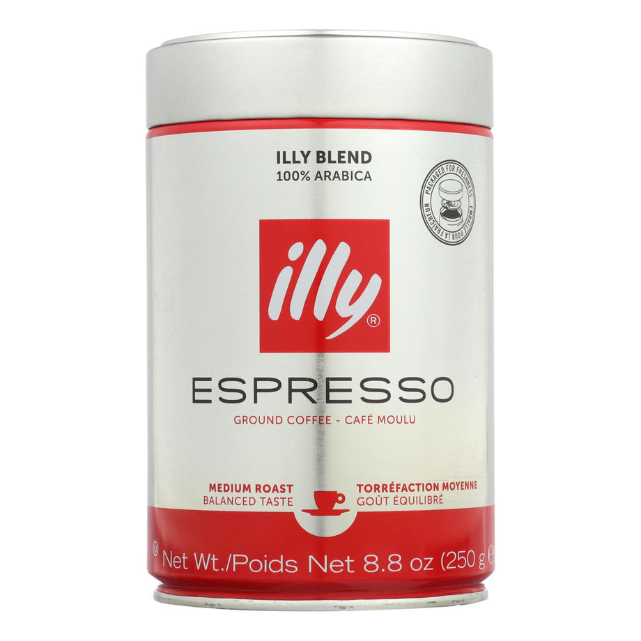 take medicine Inhibit Soviet Illy Caffe Coffee Espresso Ground Medium Roast (Pack of 6) - 8.8 Oz