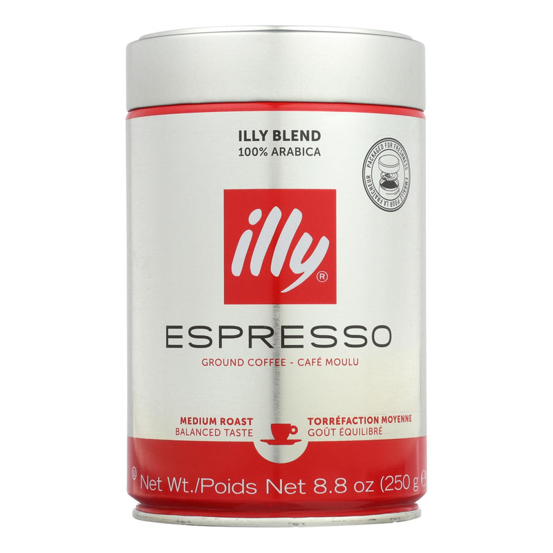 Illy Caffè Ground Espresso Medium Roast (Pack of 6 - 8.8 Oz Each) - Cozy Farm 