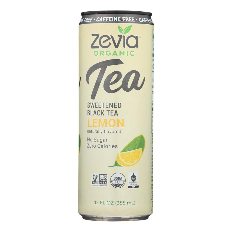 Zevia Organic Sweetened Black Tea 12-Pack, 12 Fl. Oz. Cans - Cozy Farm 