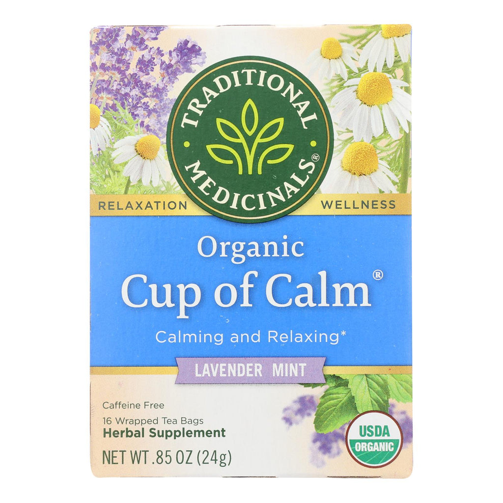 Traditional Medicinals Organic Easy Now Herbal Tea (Pack of 6 - 16 Tea Bags Each) - Cozy Farm 