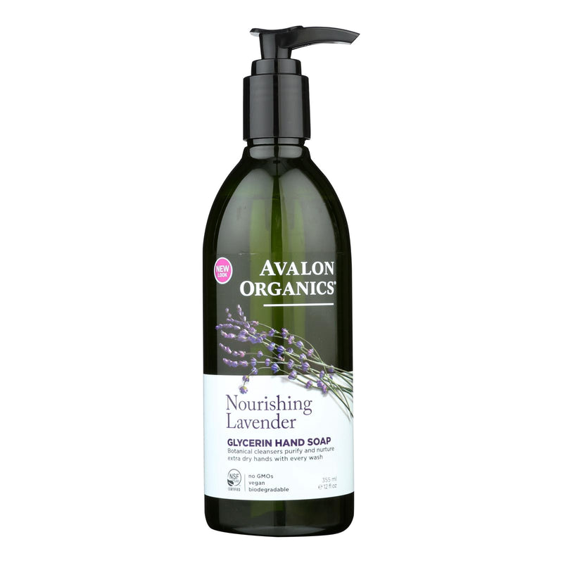 Avalon Organics Lavender Glycerin Liquid Hand Soap (12 Fl Oz) - Cozy Farm 
