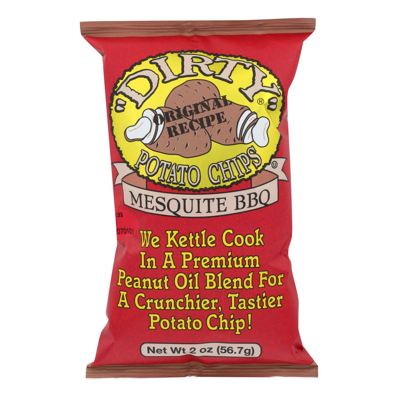 Mesquite BBQ Potato Chips, 2 Oz., Pack of 25 - Cozy Farm 