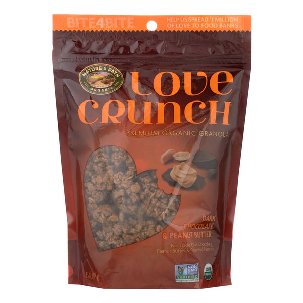 Nature's Path Organic Love Crunch Granola: Indulge in Dark Chocolate & Peanut Butter Bliss (Pack of 6 - 11.5 Oz.) - Cozy Farm 