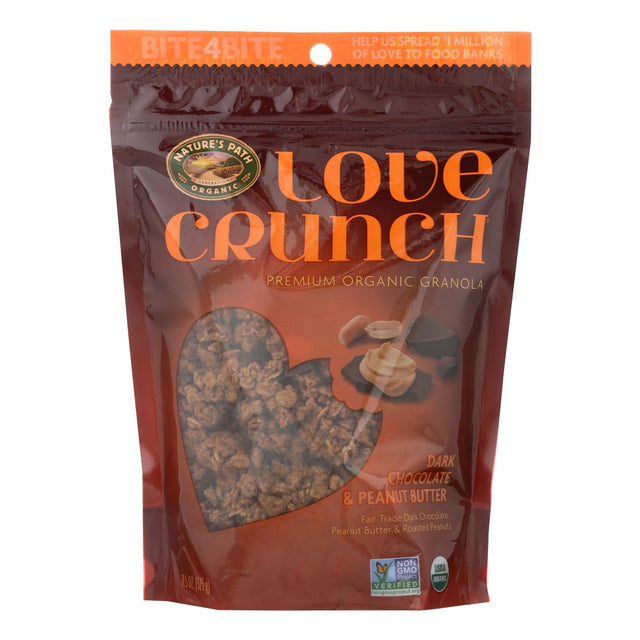 Nature's Path Organic Love Crunch Granola: Indulge in Dark Chocolate & Peanut Butter Bliss (Pack of 6 - 11.5 Oz.) - Cozy Farm 