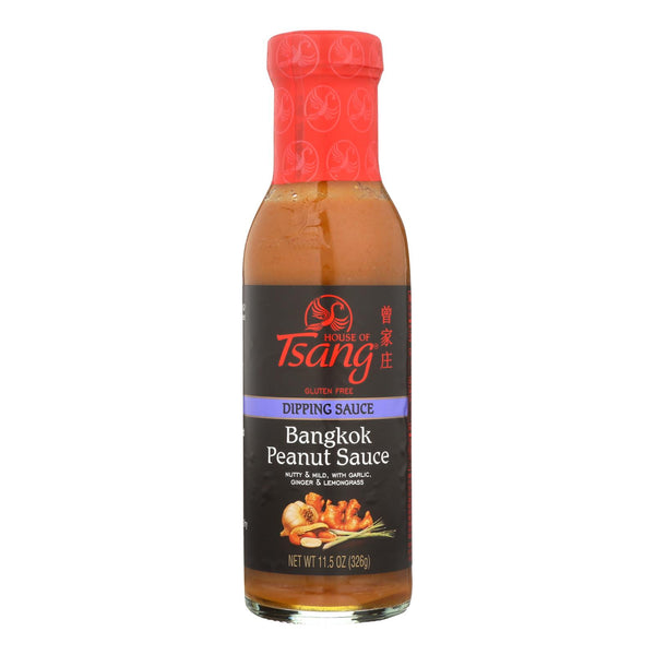 House Of Tsang Bangkok Padang Peanut Sauce (Pack of 6 - 11.5 fl.oz) - Cozy Farm 