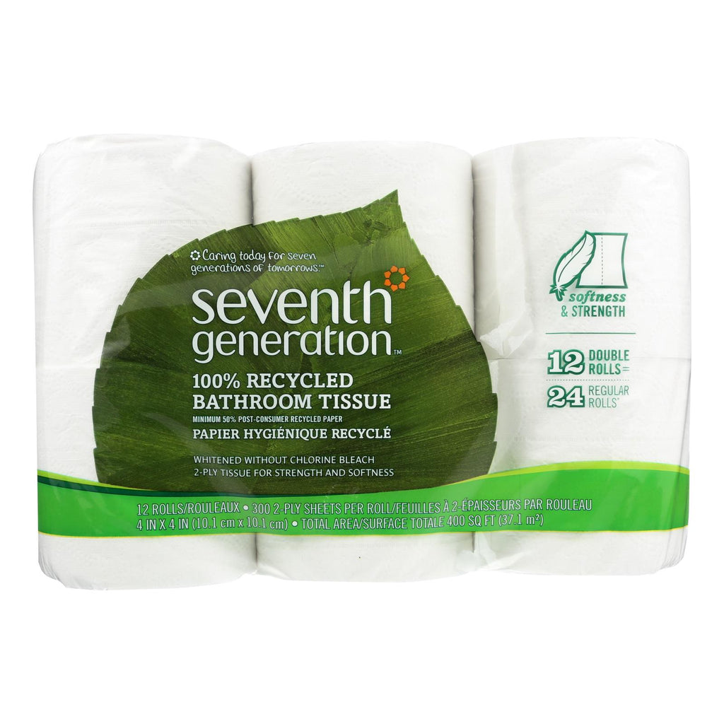 Seventh Generation Bathroom Tissue (Pack of 4 - 300 Count) - Cozy Farm 