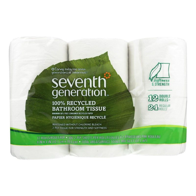 Seventh Generation Ultra-Soft Bathroom Tissue, 300 Count (Pack of 4) - Cozy Farm 
