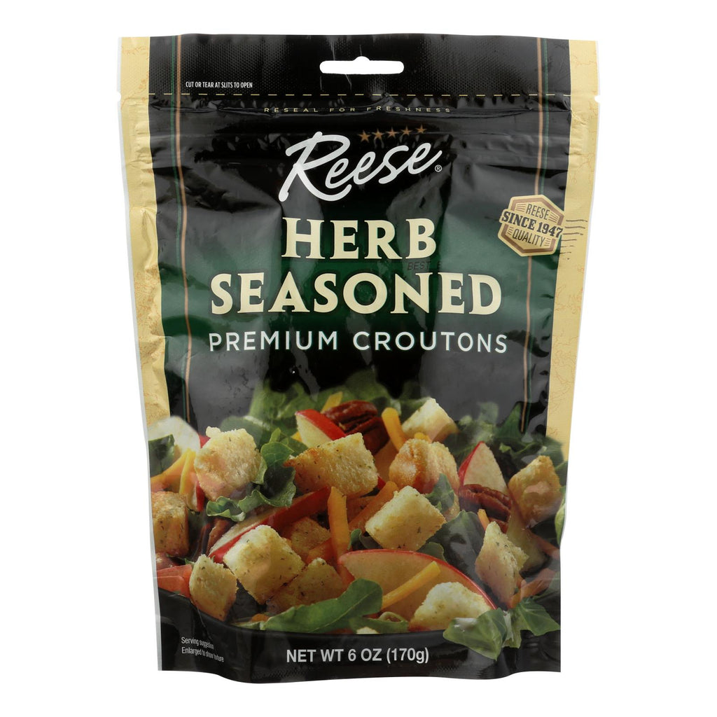 Reese Seasoned Premium Croutons (Pack of 12 - 6 Oz.) - Cozy Farm 