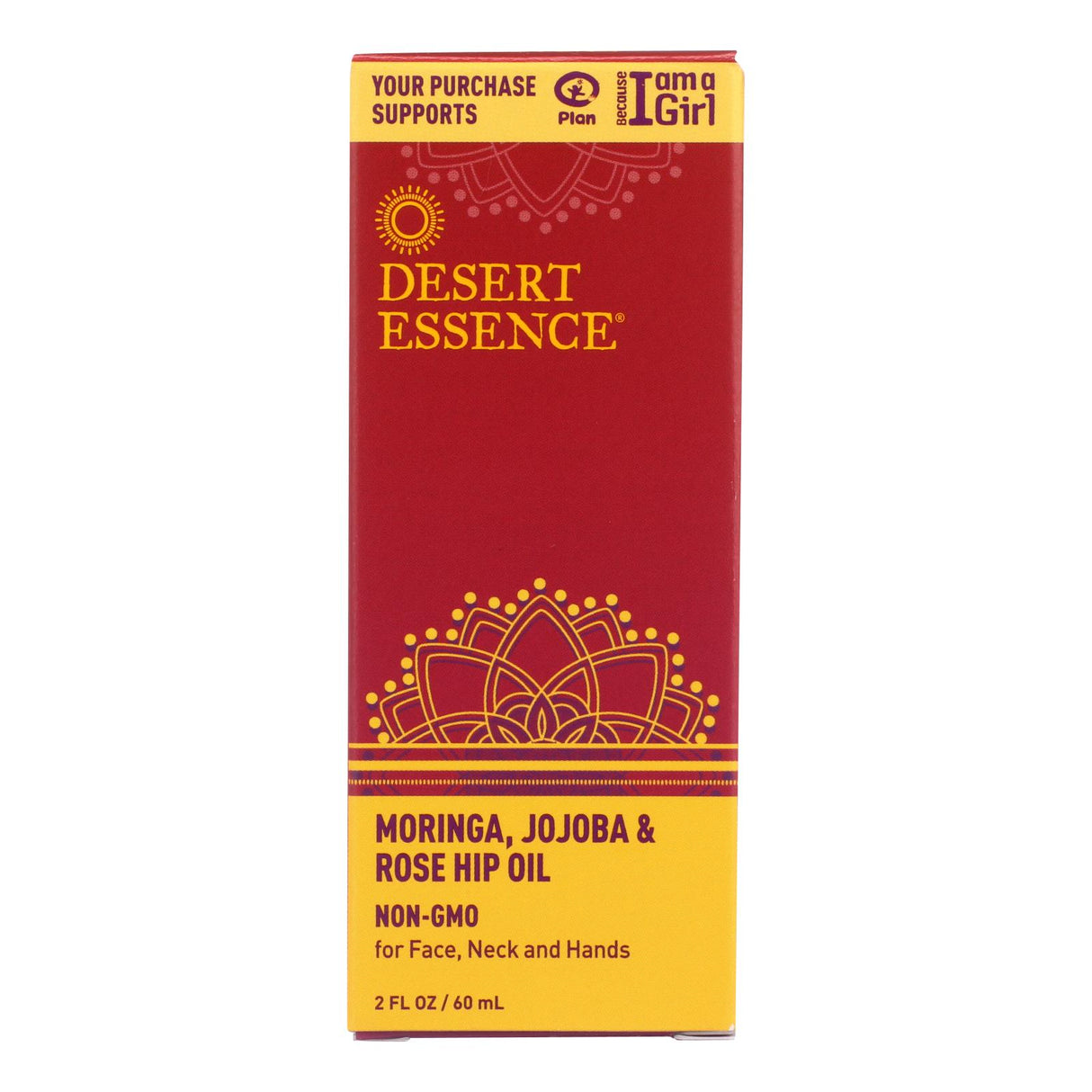 Desert Essence Moringa, Jojoba, and Rose Hip Oil, 2 Oz. - Cozy Farm 