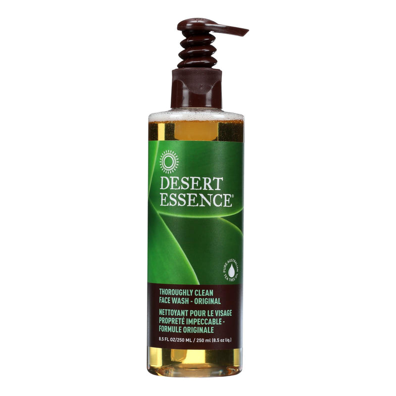 Desert Essence Thoroughly Clean Gentle Facial Cleanser (8.5 Fl Oz) - Cozy Farm 