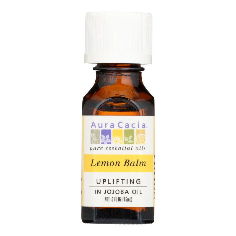 Aura Cacia Precious Essentials Lemon Balm Essential Oil (0.5 Oz) - Cozy Farm 