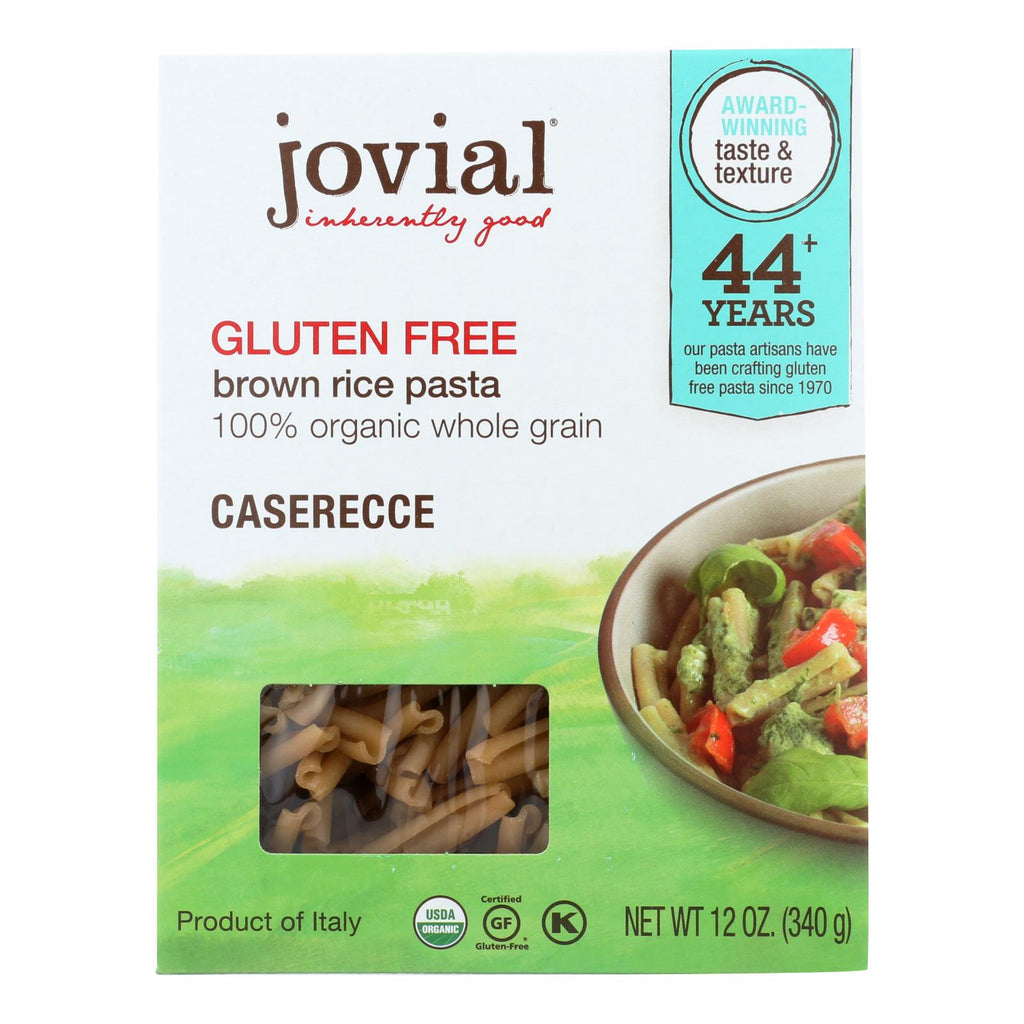 Jovial Gluten Free Brown Rice Pasta Caserecce (Pack of 12 - 12 Oz.) - Cozy Farm 