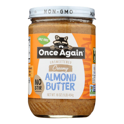 Once Again Almond Butter Classic No Stir Natural (Pack of 6 - 16 Oz.) - Cozy Farm 